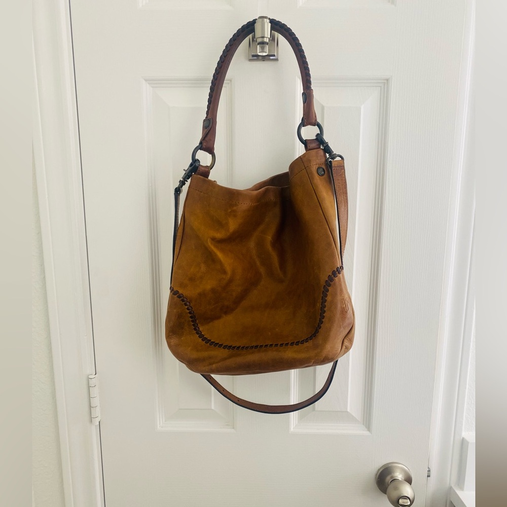 Frye Melissa Hobo Bag in Cognac